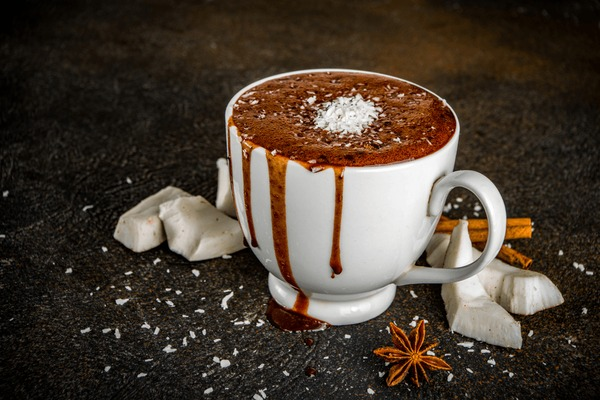 Coconut Rough Hot Chocolate