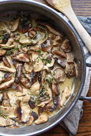 Cheese and Creamy Mushroom Sauce